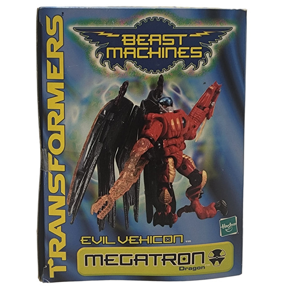 Vintage Transformers Beast Machines Megatron Dragon Hasbro 1999 Displayed - Picture 4 of 4